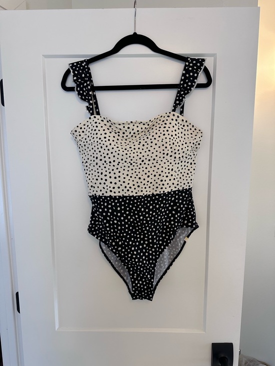 summersalt Other - summersalt Black & Cream Polka Dot One-Piece Swimsuit